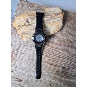 Casio Pro Trek Watch Mens Large PRG-270 Tough Solar Triple Sensor Altimeter Comp